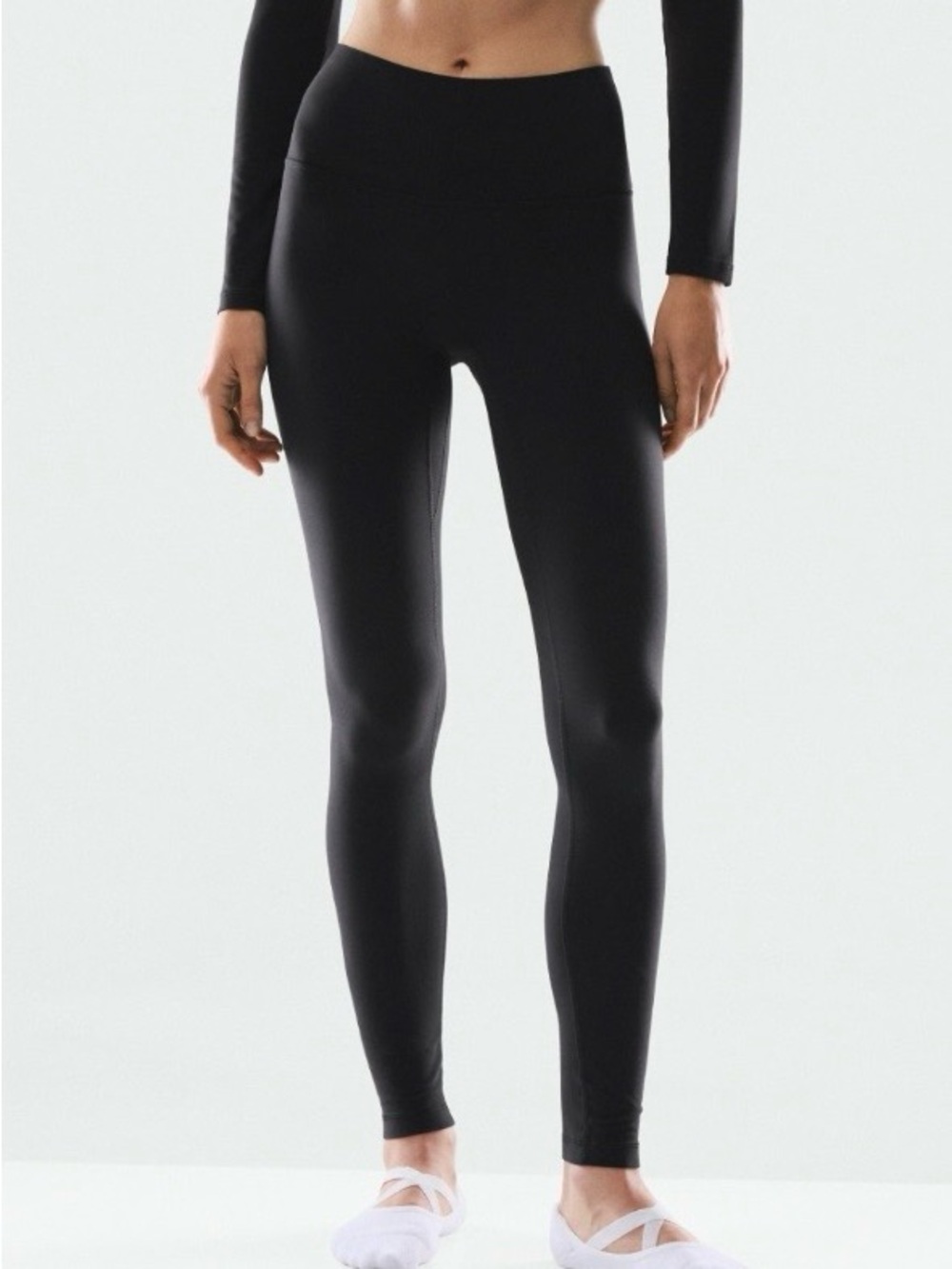Aritzia Black Kids Leggings - High Waist Stretch
